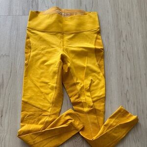 Outdoor Voices Yellow High-Waist Leggings